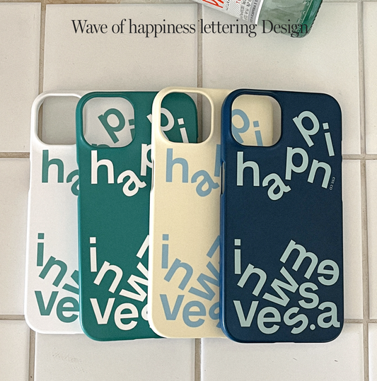 Wave Of Happiness Phone Case (Hard 普通硬殼) (4色)