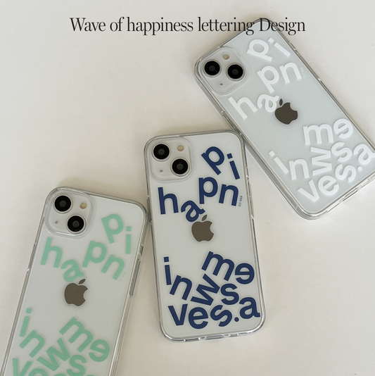 Wave Of Happiness Phone Case (Clear/Tank 透明/透明Tank款) (3色)