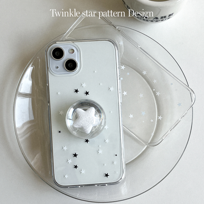 Twinkle Star Phone Case (Clear/Tank 透明/透明Tank款) (2色)