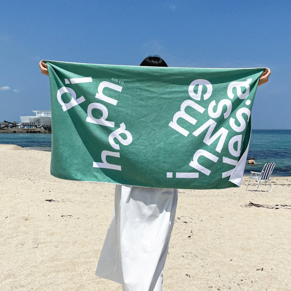 Mademoment Wave Of Happiness Beach Towel