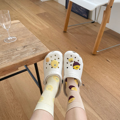 【買2對減$10✨】Second Morning X Bonjour March Pattern Socks (2款/Set)