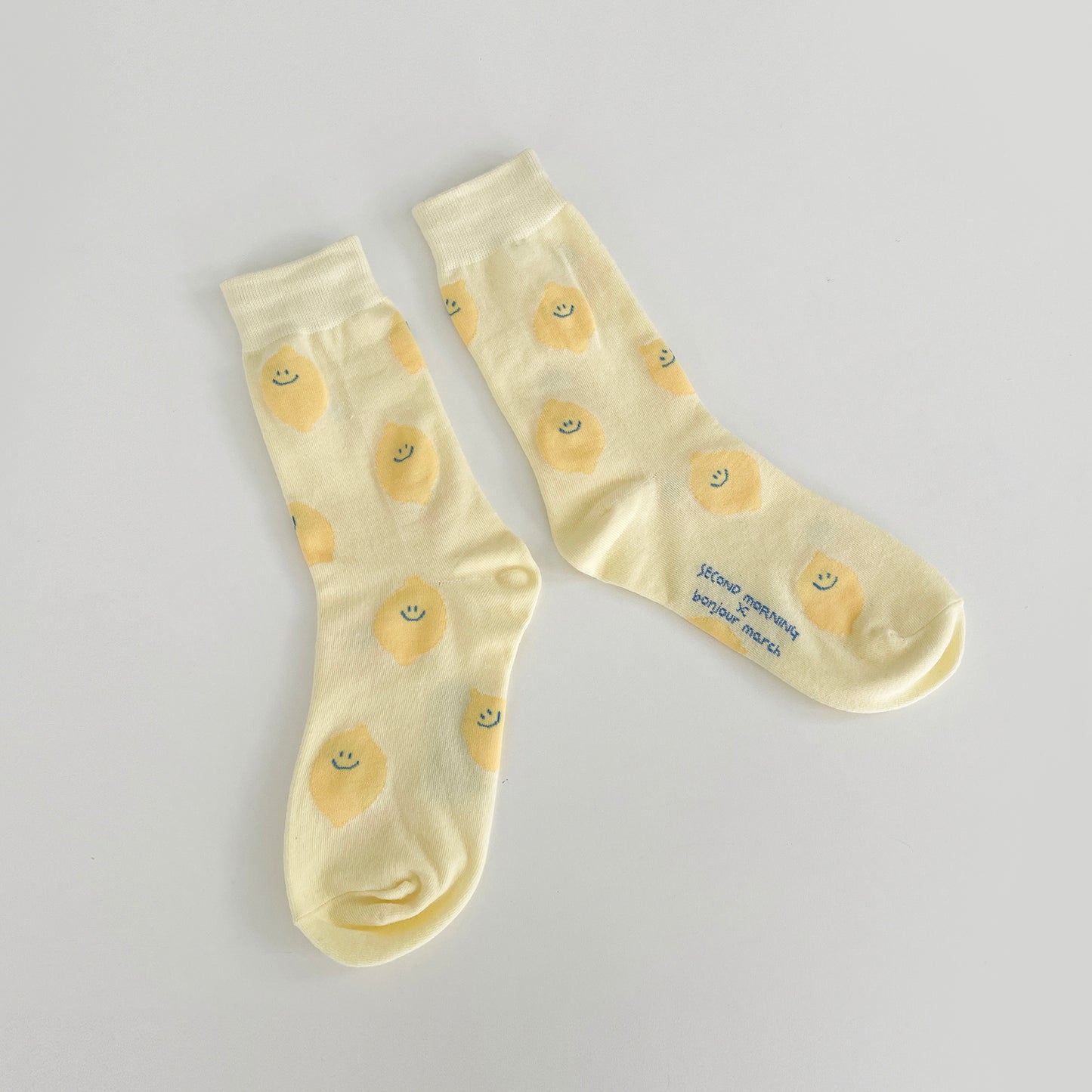 【買2對減$10✨】Second Morning X Bonjour March Pattern Socks (2款/Set)