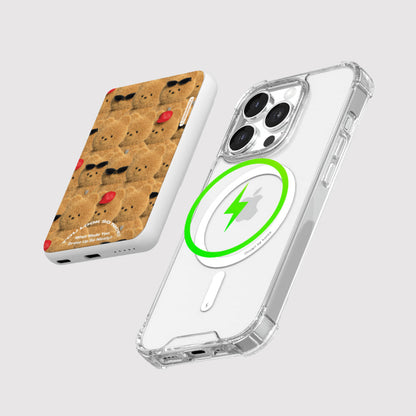 Theninemall Pattern bad gummy (Magsafe battery) (2色)