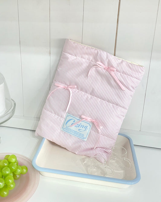 Cozing Pillow notebook pouch_pastel pink (11/13/15 inch)