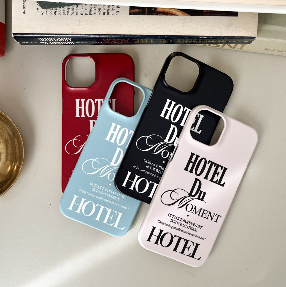 Hotel Du Moment Phone Case (Hard 普通硬殼) (4色)