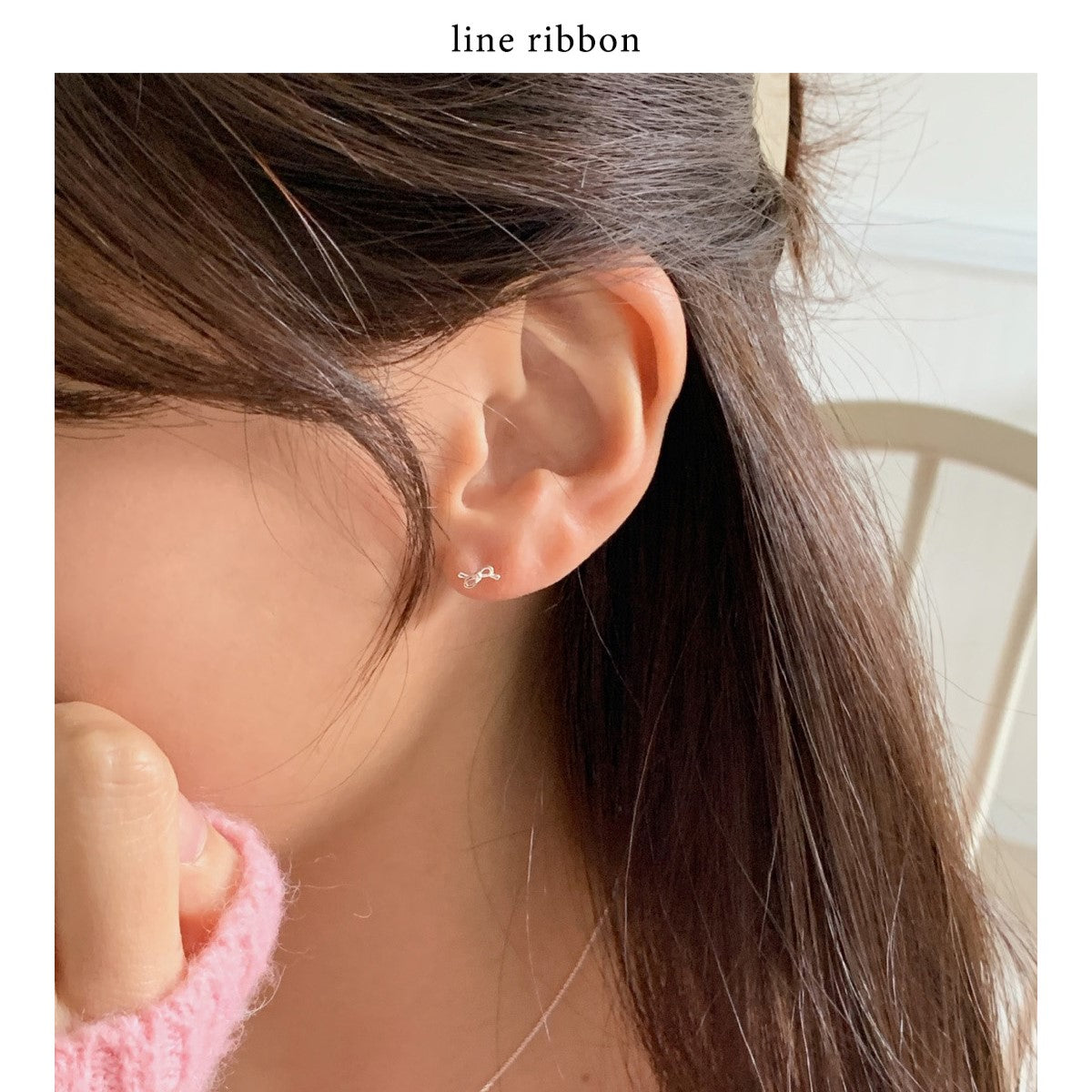 [Silver925] Harmony Ribbon Mini Earrings 蝴蝶結耳環 (4款)