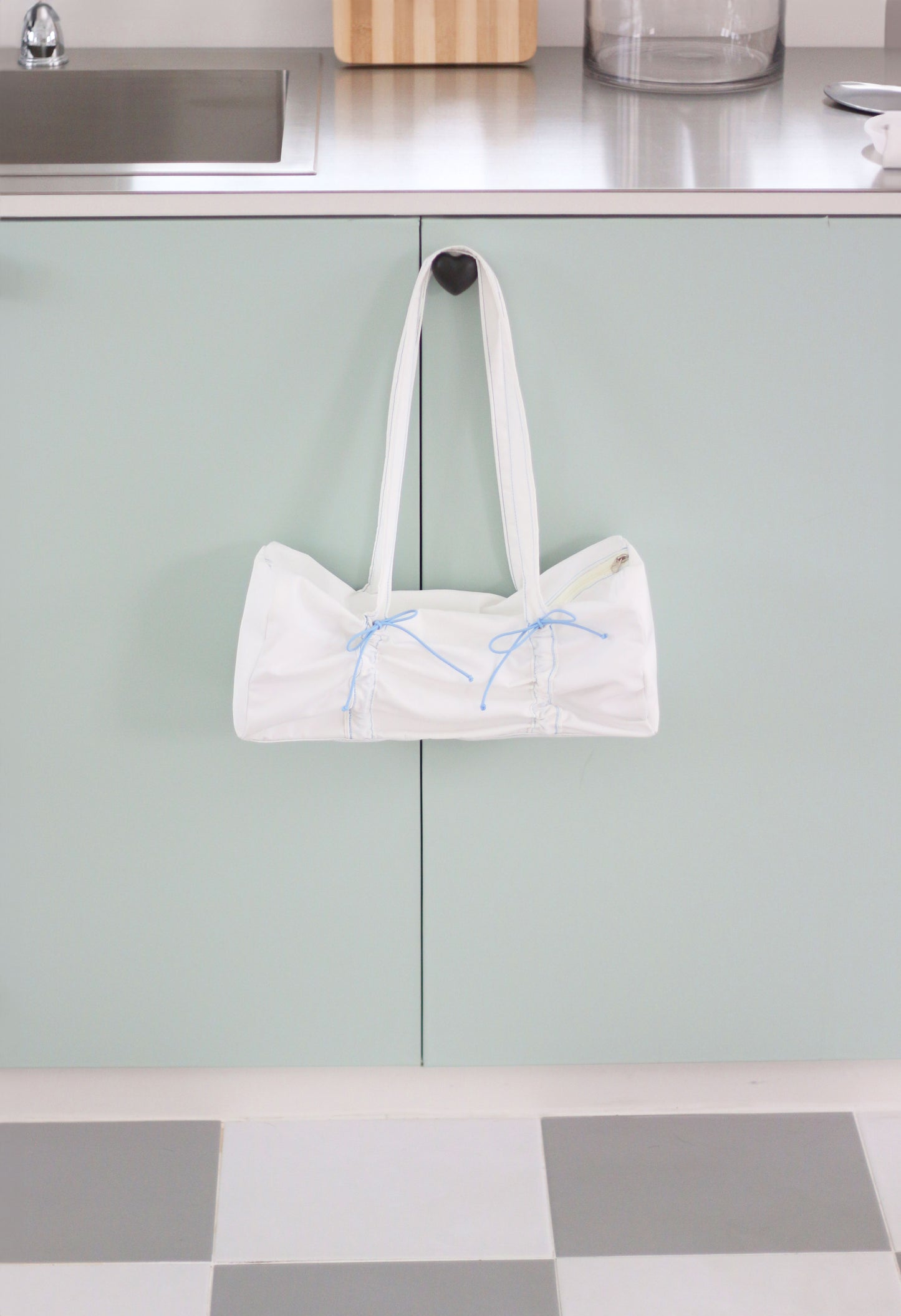 Keike candy bag - white blue