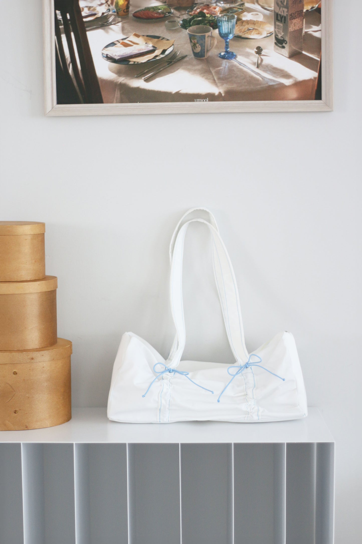 Keike candy bag - white blue