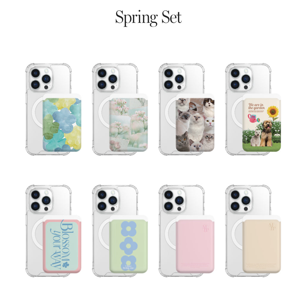 【1+1 Set】Spring (Magsafe Tank Case)+ Magsafe Card Wallet