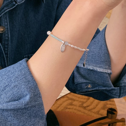 [SOMBI/Silver925] Underwater Freshwater Pearl Silver Bracelet