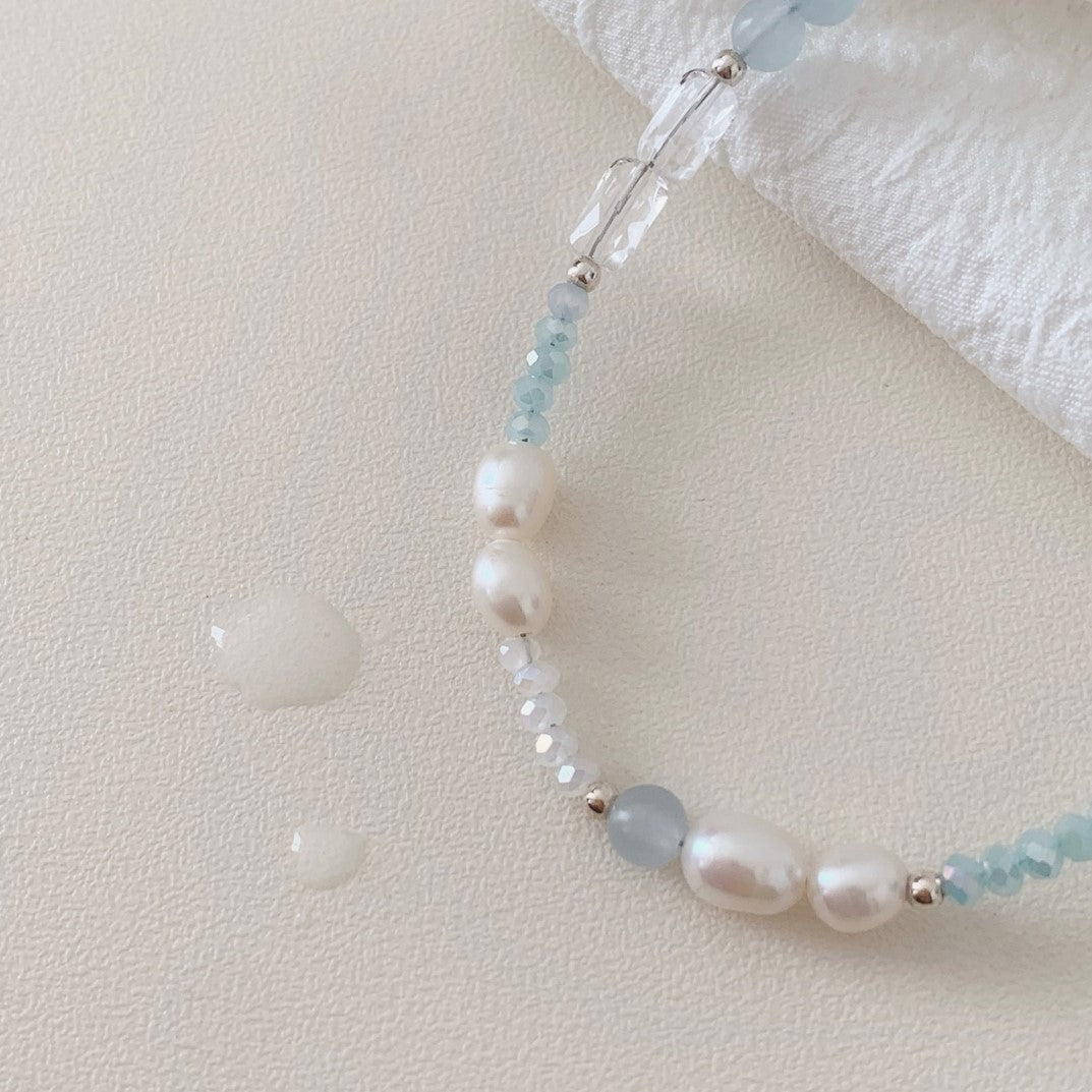 [SOMBI/Silver925] Underwater Freshwater Pearl Silver Bracelet