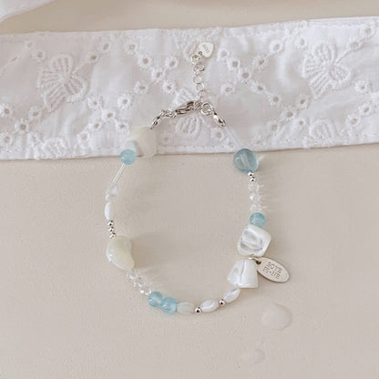 [SOMBI/Silver925] Eternal Wave Sea Bracelet