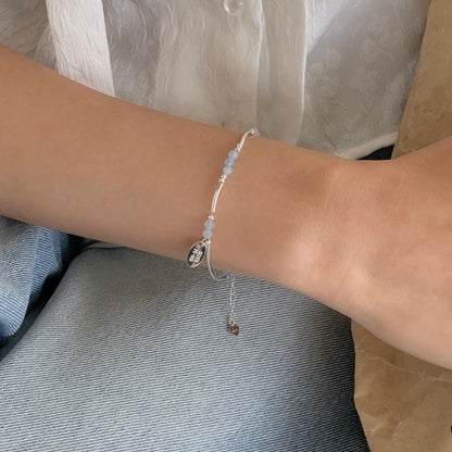 [SOMBI/Silver925] Mano Silver Pipe Bracelet (2色)