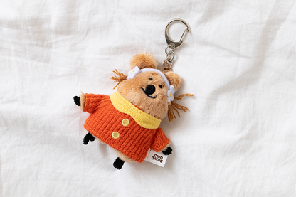 Dinotaeng COCOCUP Flat fur Keychain 公仔鎖匙扣 (7款)