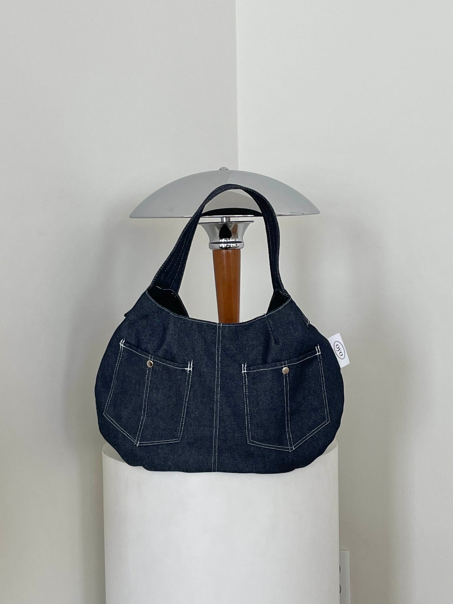 OYO Denim bold strap bag (2色)