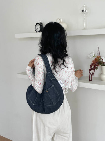 OYO Denim bold strap bag (2色)