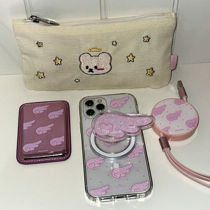 【加購優惠】Mazzzzy [MagSafe] Angel Wing case (+tok/wallet)