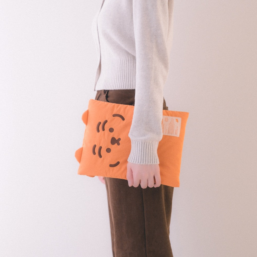 Muzik Tiger Slim Laptop Pouch (9-16 inch) #橙色老虎
