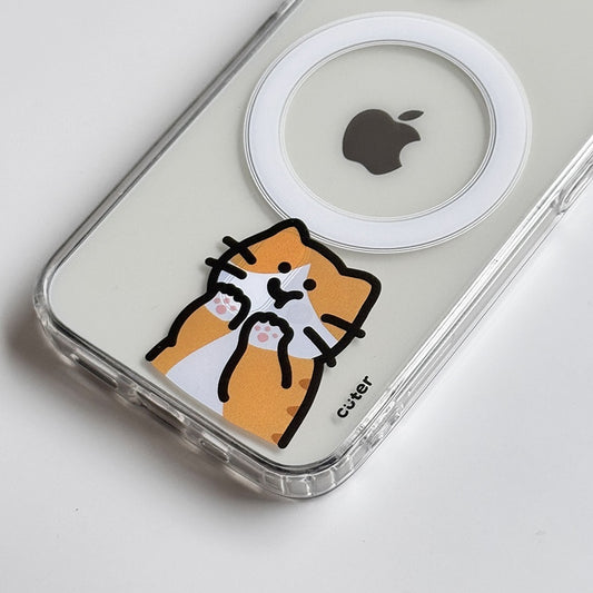 Cuter Cheese Cat Magsafe Case