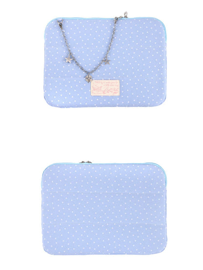 Cozing Star Chain Notebook pouch_cotton sky