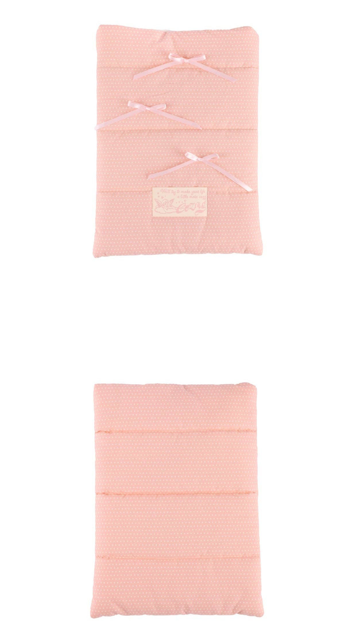 Cozing Pillow Notebook Pouch_dot peach (11/13/15 inch)