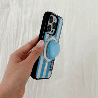 【Set】Basic Stripe Label (Magsafe Bumper) + Magsafe Resin Tok