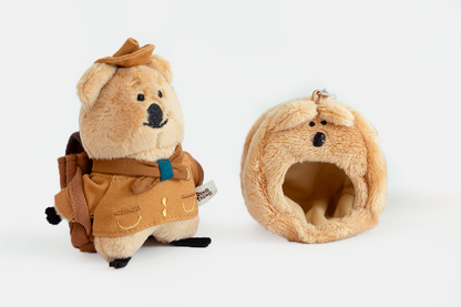 Dinotaeng Quokka Tent Keychain