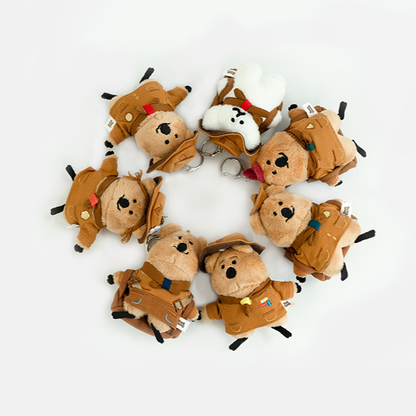 Dinotaeng Quokscout Flat Fur Keychain (7款)