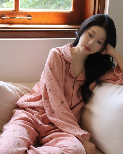 Juuneedu Mandy Bear Long Sleeves Pajamas (3色) 長袖睡衣