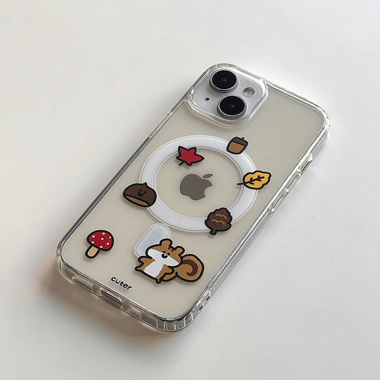 Cuter Winter Squirrel Magsafe Case