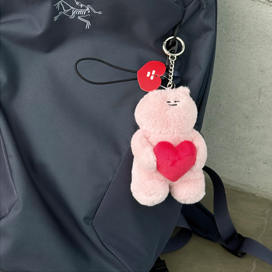 -__-SOSO Heart Doll Keyring (2色)