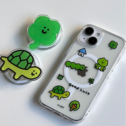 Cuter Green Drawing Magsafe Case
