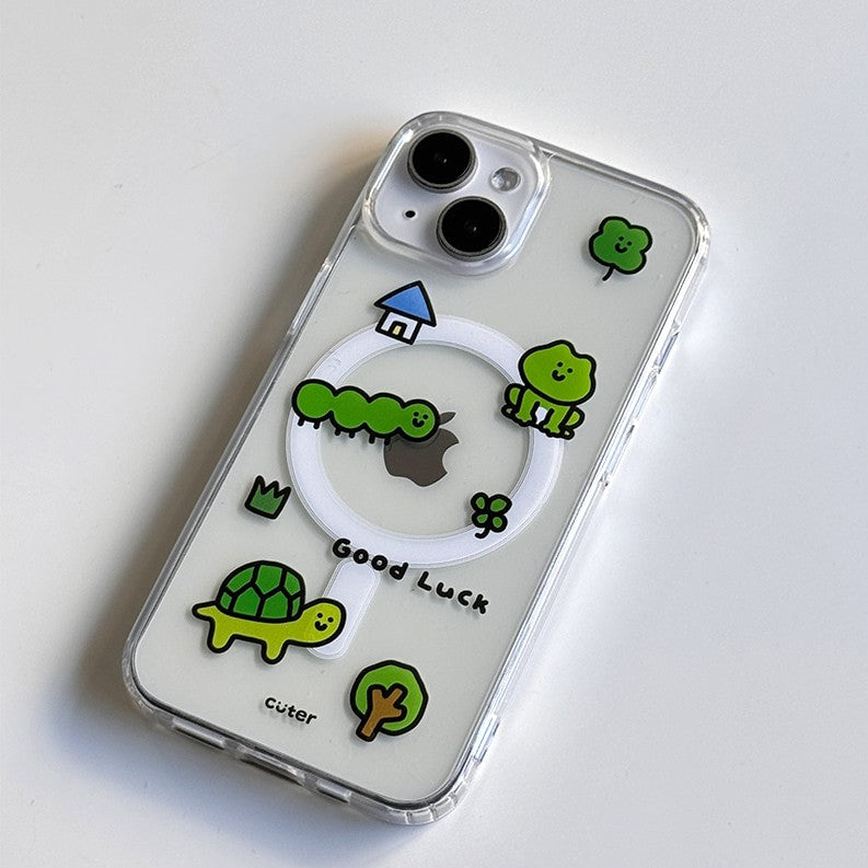 Cuter Green Drawing Magsafe Case