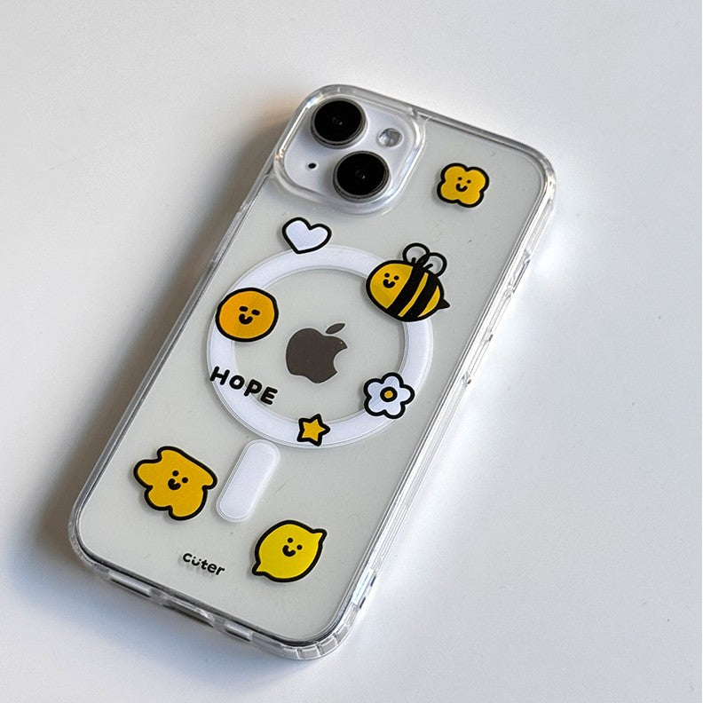 Cuter Yellow Drawing Magsafe Case