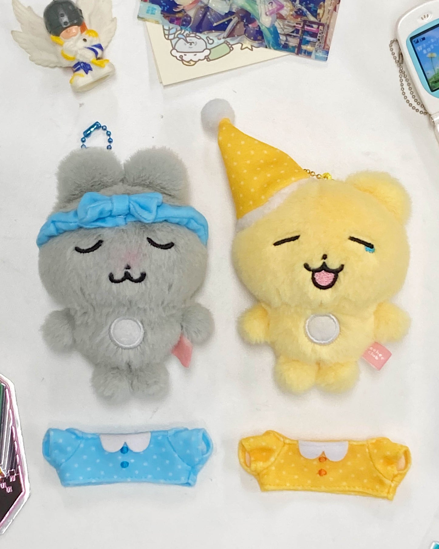 Heeheeclub Pajamas Plush Keyring (5款)