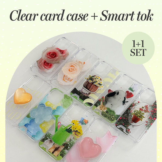 【1+1 Sale ~30/5】Spring (Clear Card Storage 透明插卡殼)+ Acrylic Tok (9款)