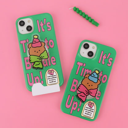 Time To Bundle Up Phone Case (Hard/Card Storage)