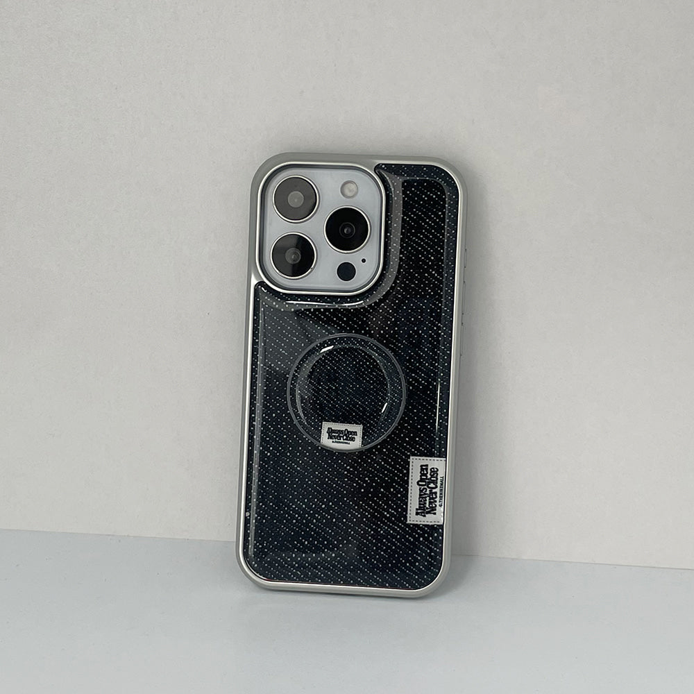 【Set】Denim Color Label (Silver Bumper) + Epoxy Tok