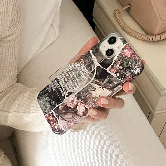 Floral Garden Collage Phone Case (Hard/Card Storage)