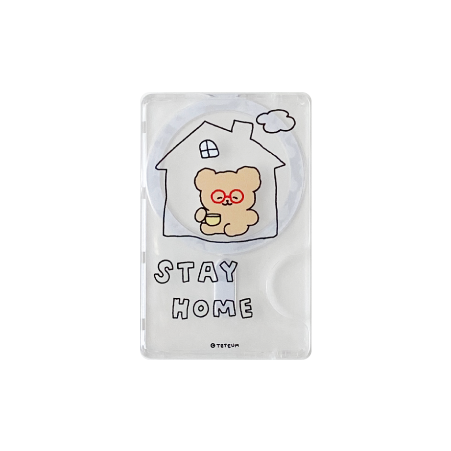 Teteum Stay Home Magsafe Card Slot