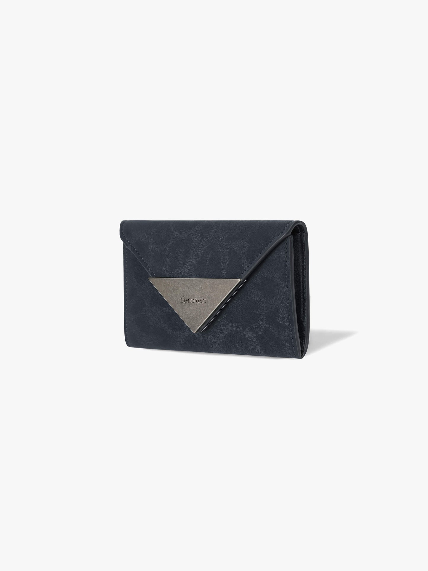 Fennec Triangle Name Pocket - Leopard Navy