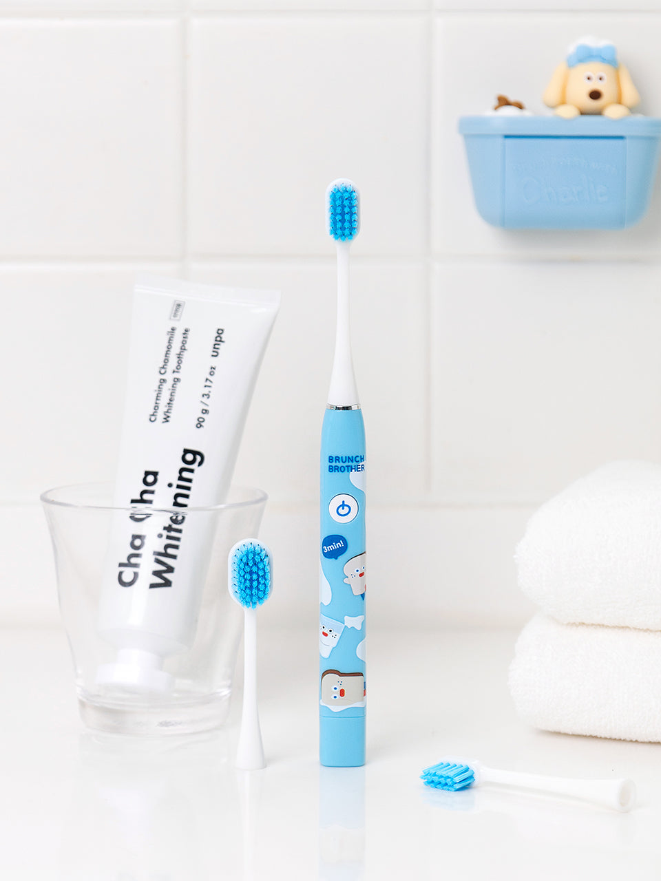 【現貨95折】Romane Brunch Brother Electric Toothbrush Set #Toast