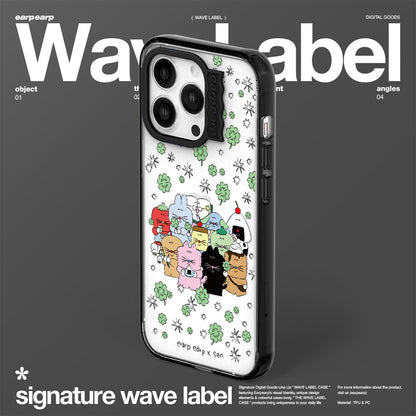 [EARP EARP X SEN] (Wave Label Clear Case) (13款)