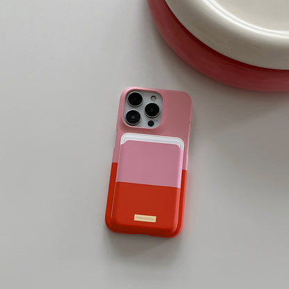 【Set】Half Coloring (Magsafe Hard) + Card Slot