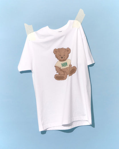 MARITHÉ FRANÇOIS GIRBAUD DOODLE BEAR TEE WHITE