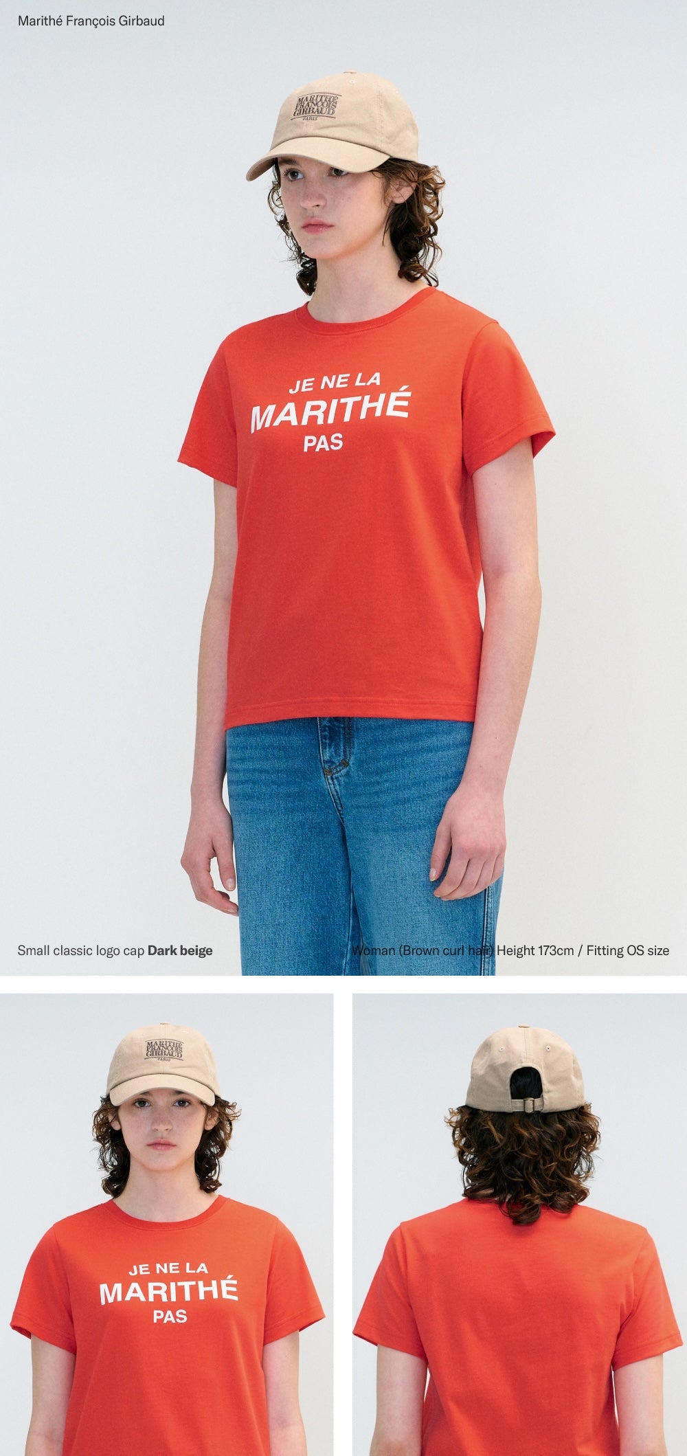 MARITHÉ FRANÇOIS GIRBAUD SMALL CLASSIC LOGO CAP (9色)