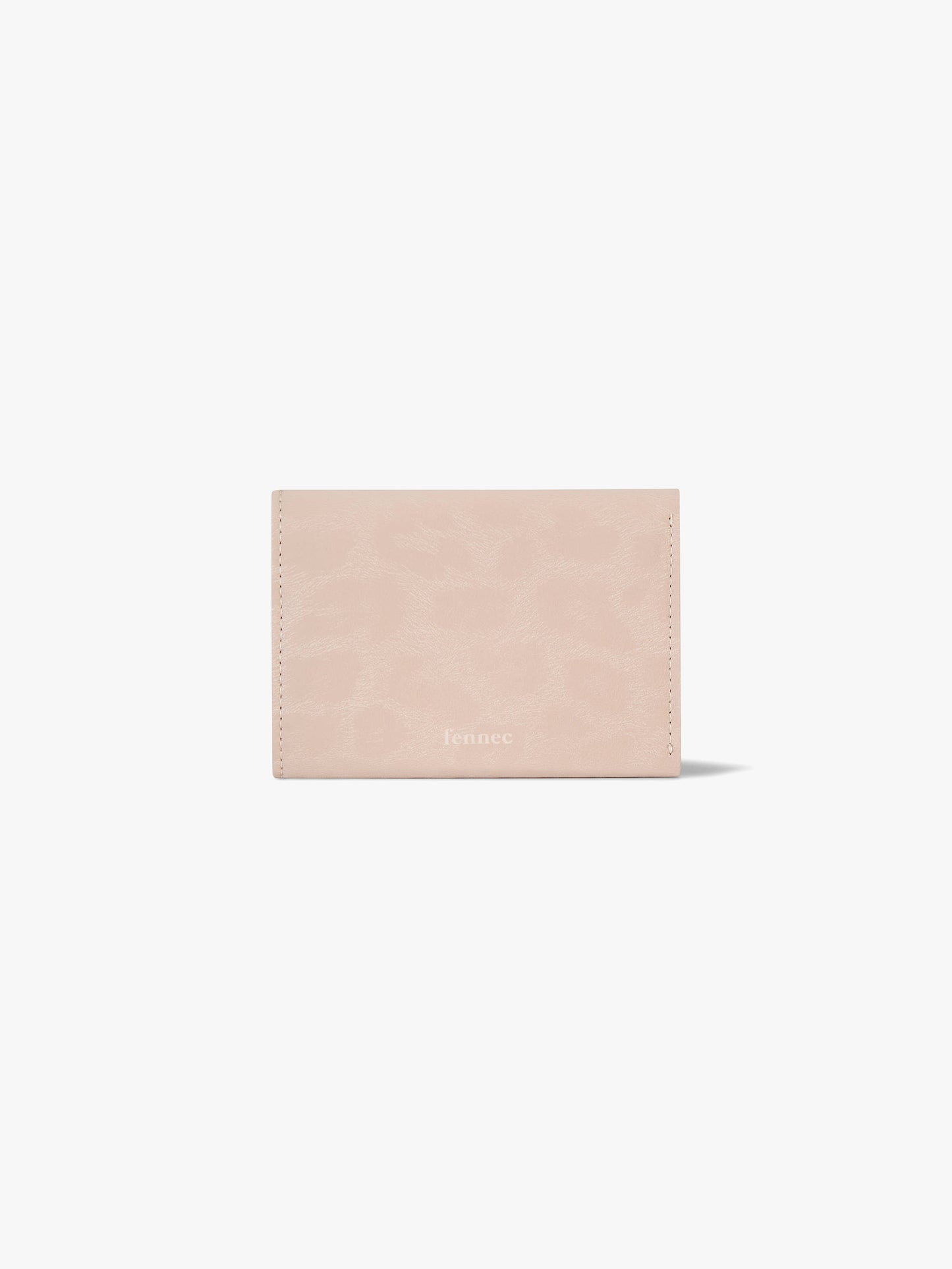 Fennec Triangle Triple Wallet - Leopard Pink