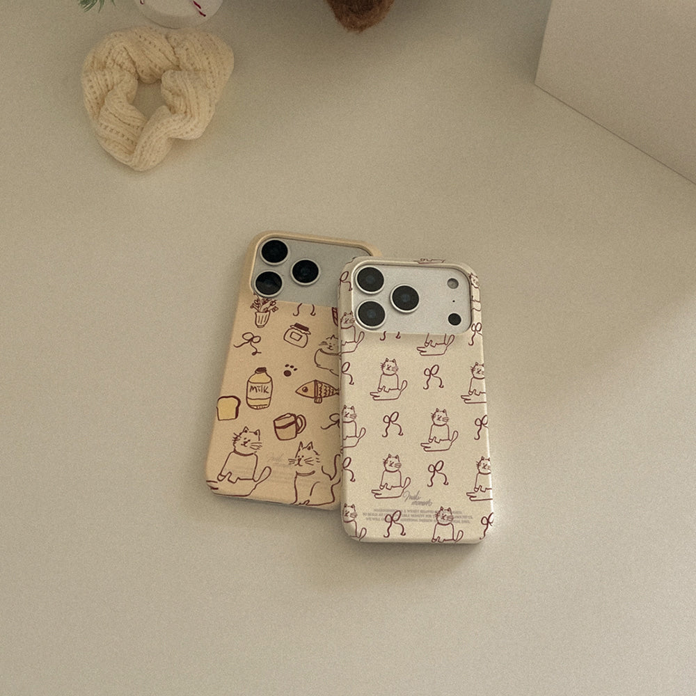 I Like Cat Phone Case (Hard/Card Storage/Magsafe)