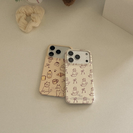 I Like Cat Phone Case (Hard/Card Storage/Magsafe)