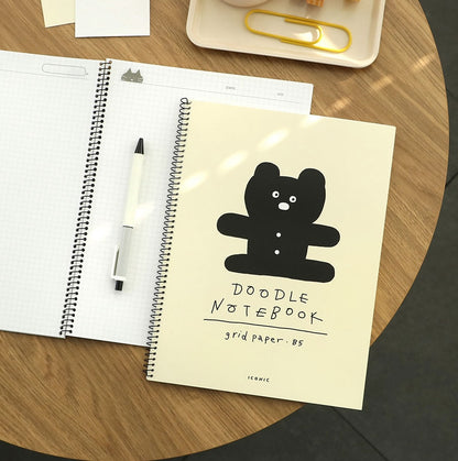 Iconic Doodle Grid Notebook (05-08)